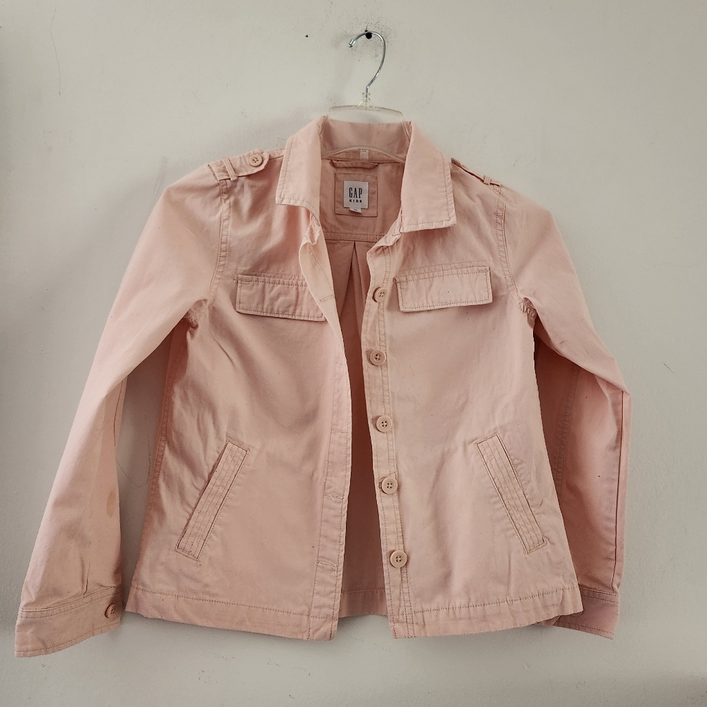Gap Kids Long Sleeve Button-Down 100% Cotton Jacket